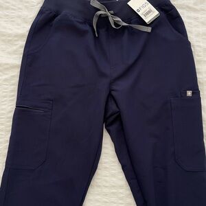 Figs Navy Blue Scrub Pants